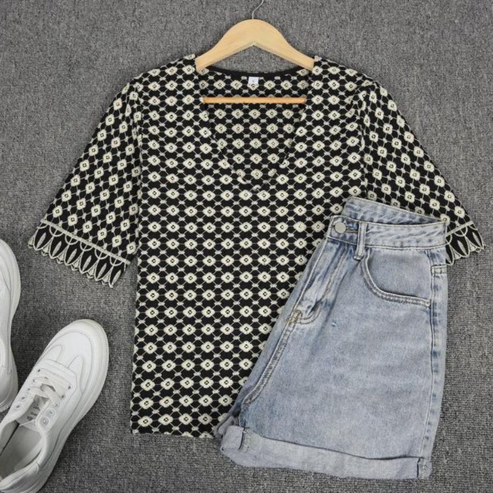 As Pretty As You Are Embroidered Blouse